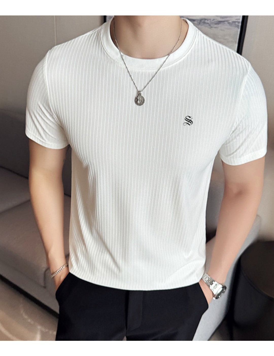 Rajdoo - T-Shirt for Men - Sarman Fashion - Wholesale Clothing Fashion Brand for Men from Canada