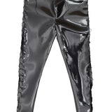 Rave 2 - Pu Leather Pants for Men - Sarman Fashion - Wholesale Clothing Fashion Brand for Men from Canada