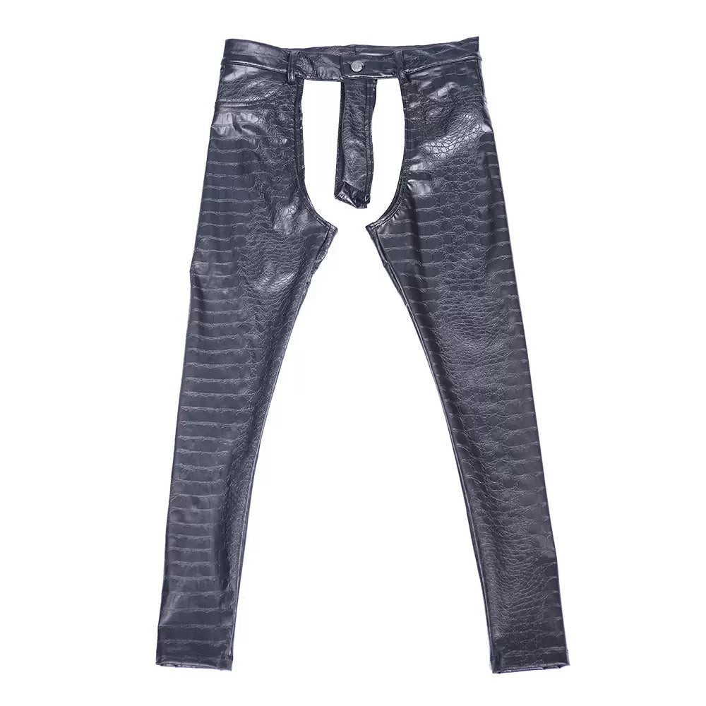 Rave 5 - Pu Leather Pants for Men - Sarman Fashion - Wholesale Clothing Fashion Brand for Men from Canada