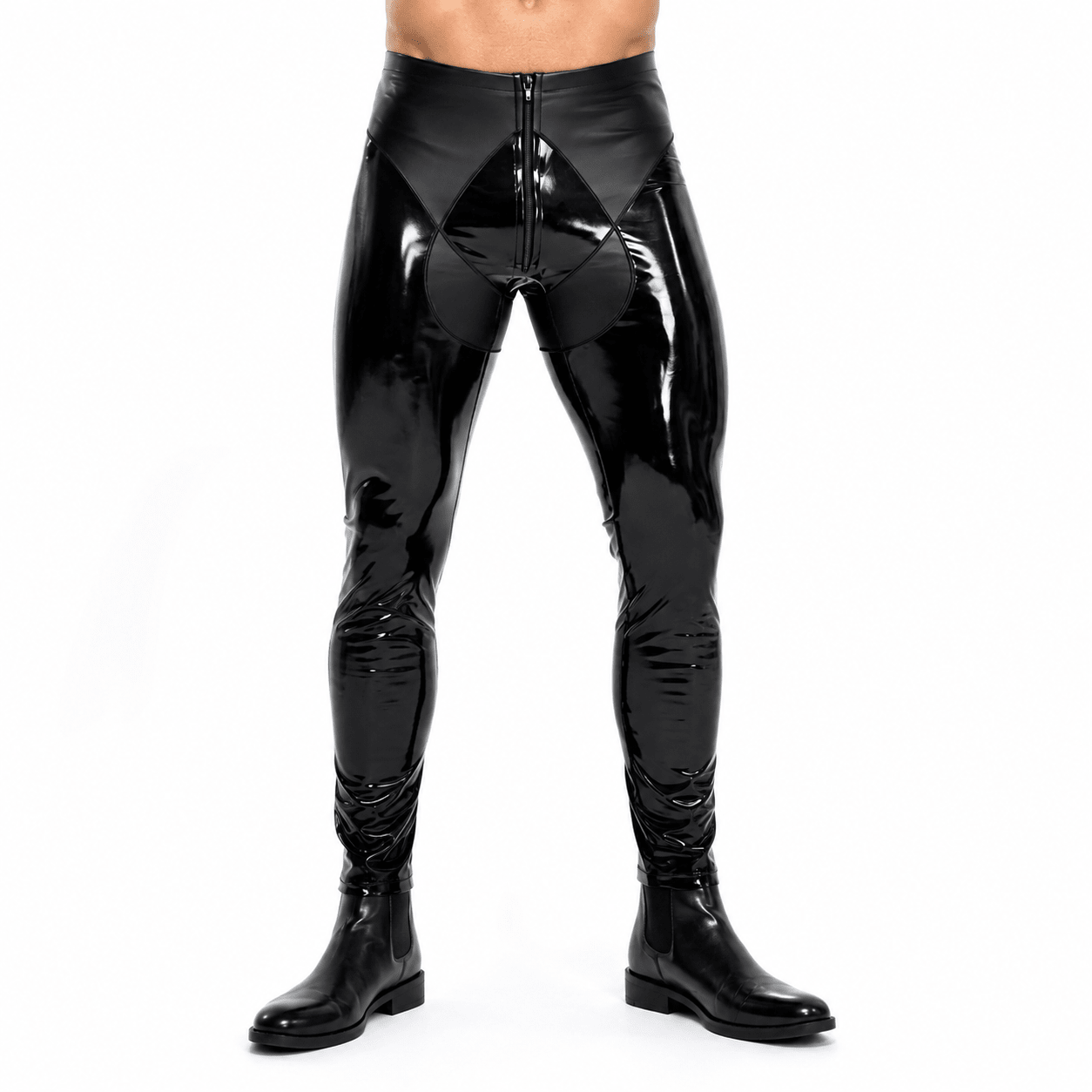 Rave - Pu Leather Pants for Men - Sarman Fashion - Wholesale Clothing Fashion Brand for Men from Canada