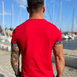 RedLine 2 - Red T-Shirt for Men - Sarman Fashion - Wholesale Clothing Fashion Brand for Men from Canada