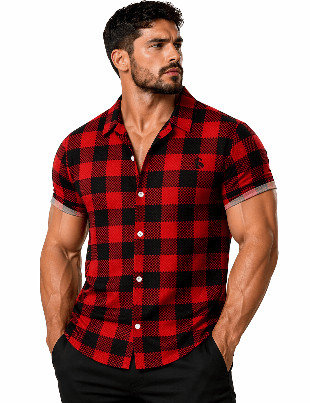 Reduma - Short Sleeves Shirt for Men - Sarman Fashion - Wholesale Clothing Fashion Brand for Men from Canada