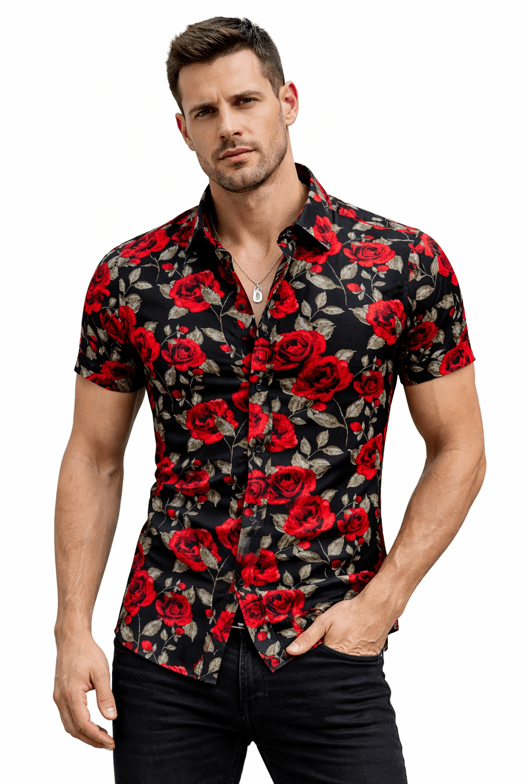 Reso - Short Sleeves Shirt for Men - Sarman Fashion - Wholesale Clothing Fashion Brand for Men from Canada