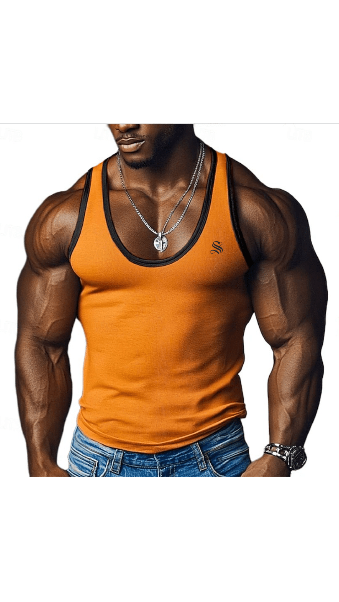 RGato 3 - Tank Top for Men - Sarman Fashion - Wholesale Clothing Fashion Brand for Men from Canada