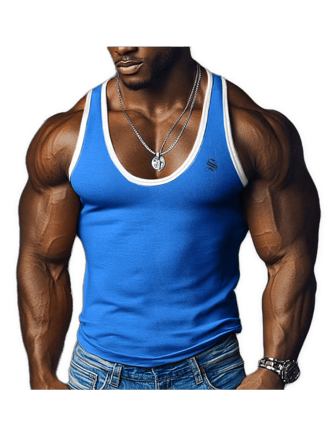 RGato 3 - Tank Top for Men - Sarman Fashion - Wholesale Clothing Fashion Brand for Men from Canada