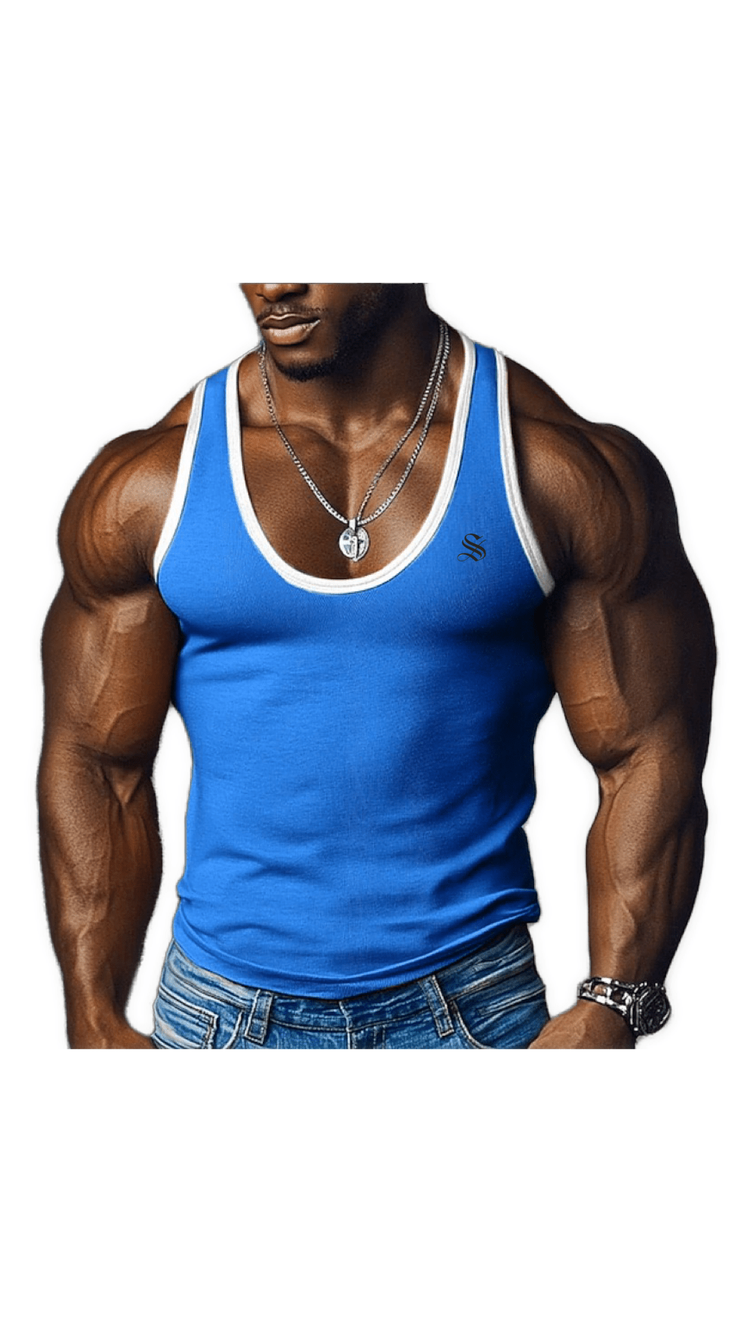 RGato 3 - Tank Top for Men - Sarman Fashion - Wholesale Clothing Fashion Brand for Men from Canada