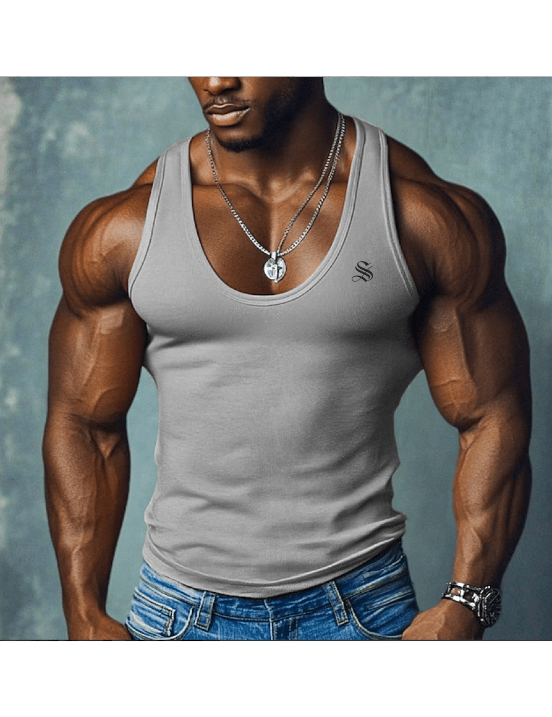RGato - Tank Top for Men - Sarman Fashion - Wholesale Clothing Fashion Brand for Men from Canada