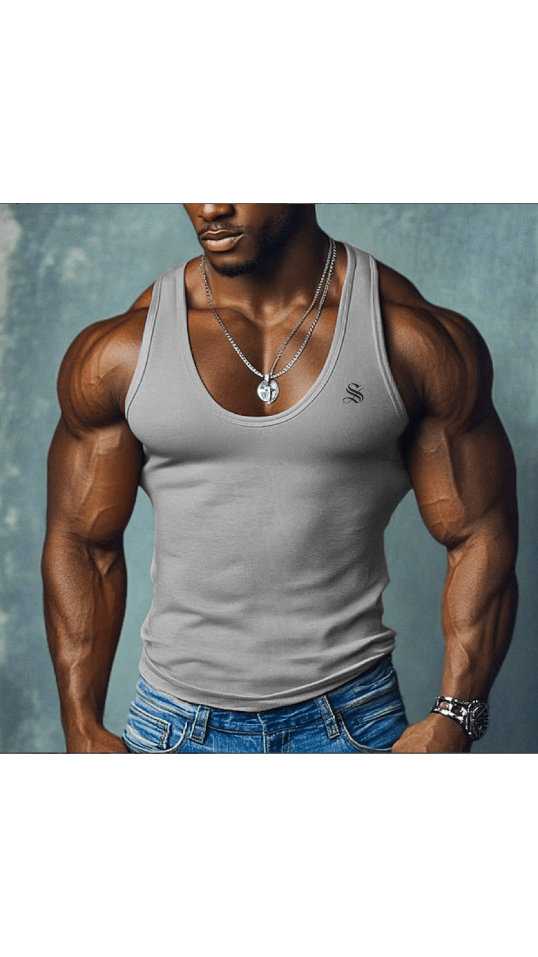 RGato - Tank Top for Men - Sarman Fashion - Wholesale Clothing Fashion Brand for Men from Canada