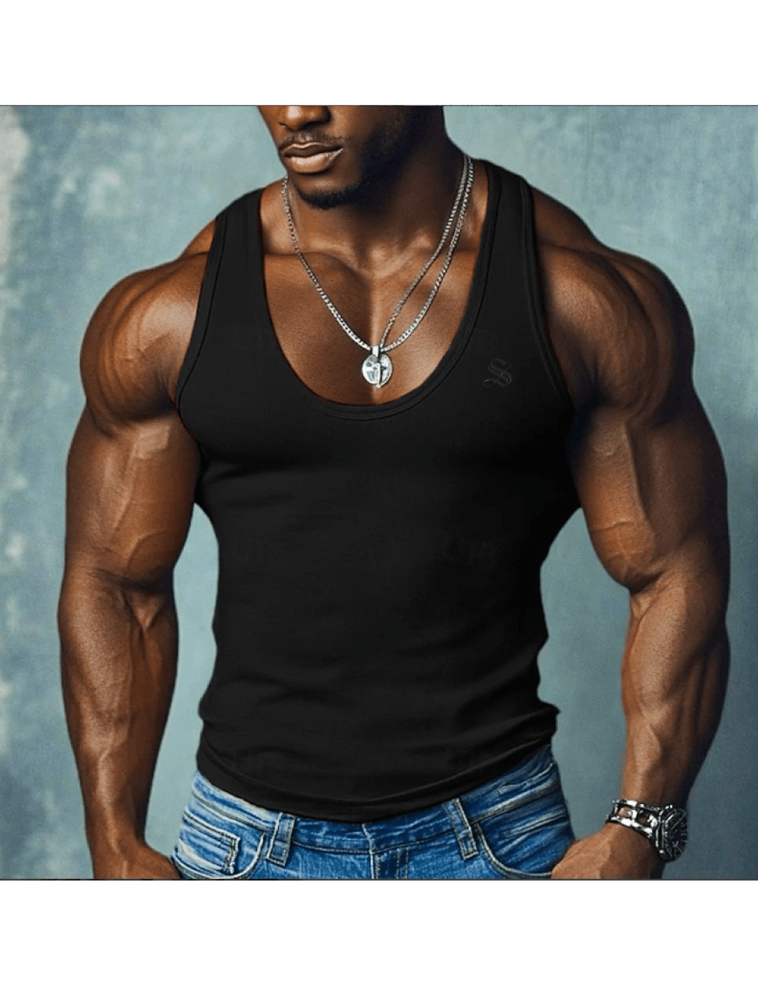 RGato - Tank Top for Men - Sarman Fashion - Wholesale Clothing Fashion Brand for Men from Canada