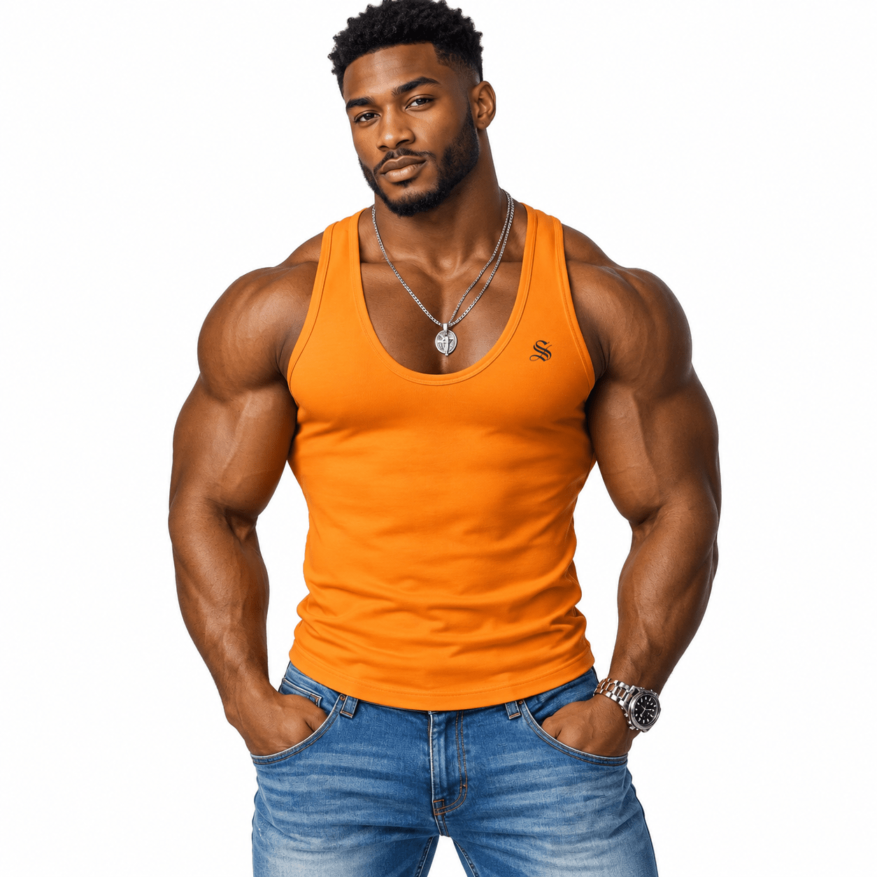 RGato - Tank Top for Men - Sarman Fashion - Wholesale Clothing Fashion Brand for Men from Canada