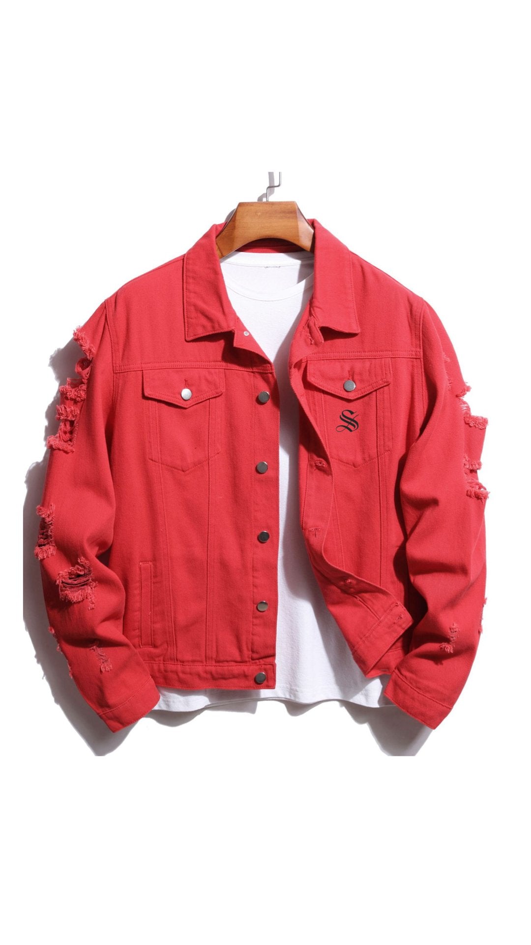 Ribored - Long Sleeve Jeans Jacket for Men - Sarman Fashion - Wholesale Clothing Fashion Brand for Men from Canada