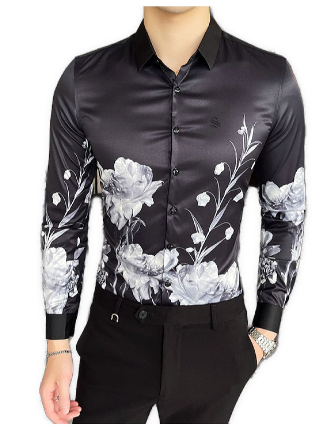 Ridizk - Long Sleeves Shirt for Men - Sarman Fashion - Wholesale Clothing Fashion Brand for Men from Canada