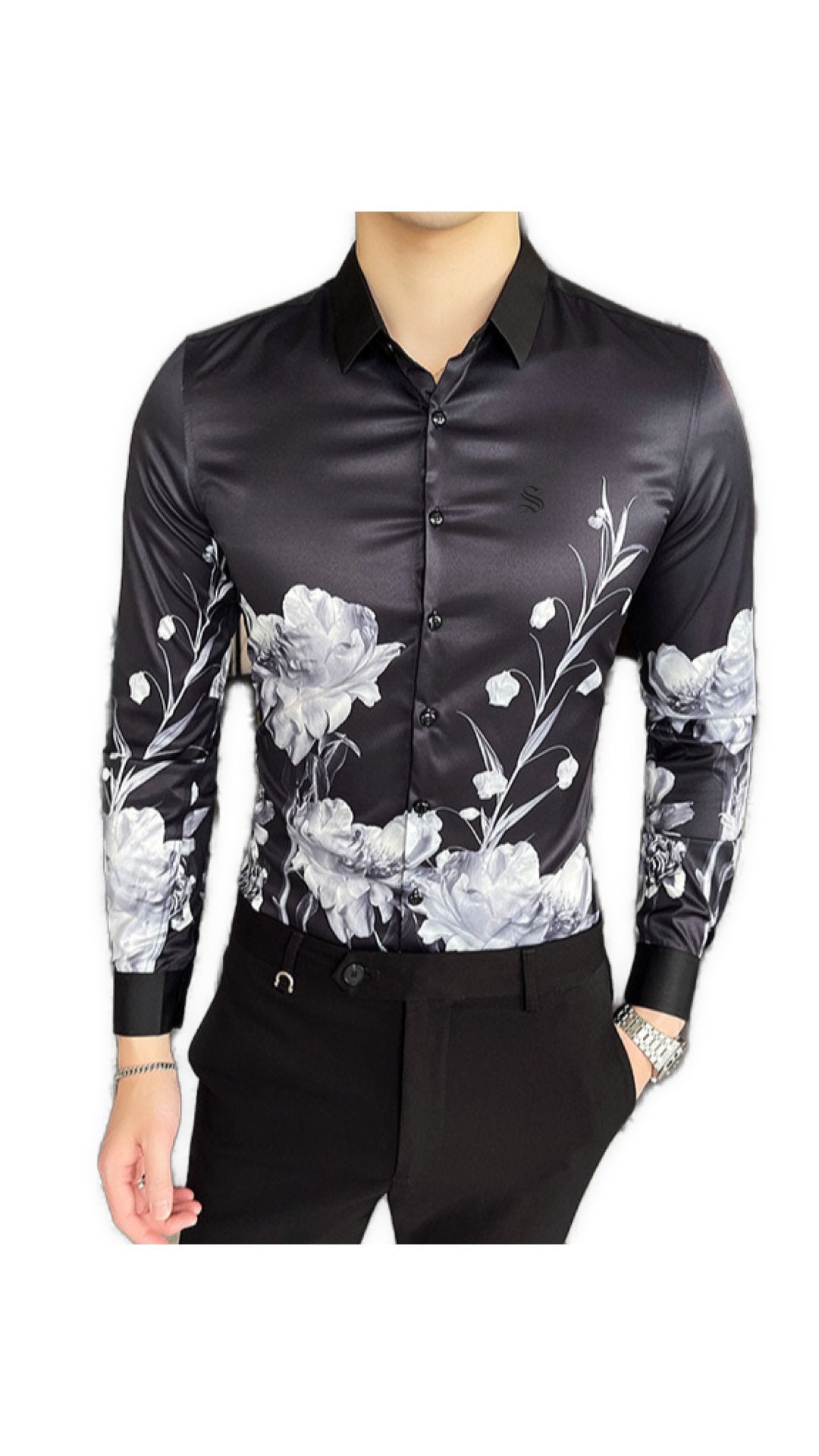 Ridizk - Long Sleeves Shirt for Men - Sarman Fashion - Wholesale Clothing Fashion Brand for Men from Canada