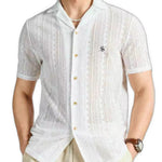 Rihuz - Short Sleeves Shirt for Men - Sarman Fashion - Wholesale Clothing Fashion Brand for Men from Canada