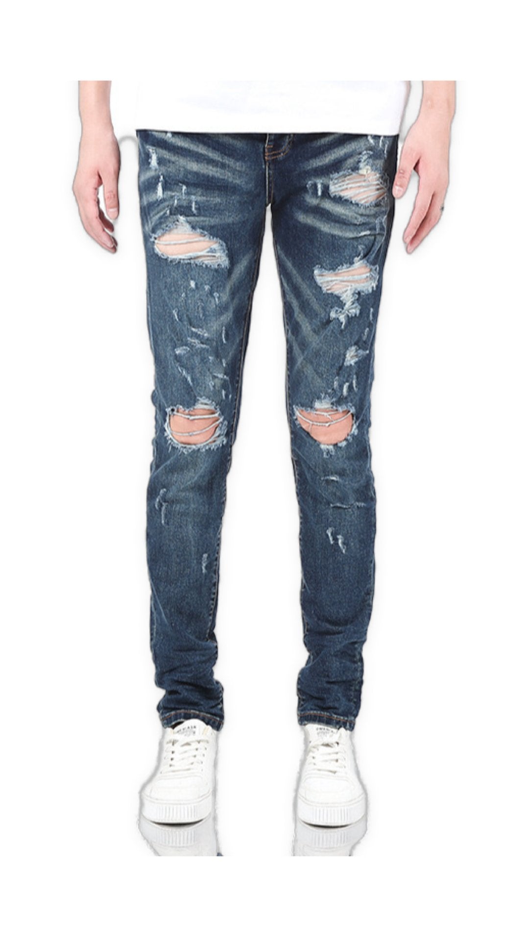 ROPIY - Skinny Legs Denim Jeans for Men - Sarman Fashion - Wholesale Clothing Fashion Brand for Men from Canada