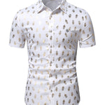 Rosechki - Short Sleeves Shirt for Men - Sarman Fashion - Wholesale Clothing Fashion Brand for Men from Canada