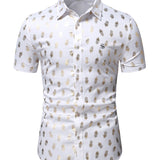 Rosechki - Short Sleeves Shirt for Men - Sarman Fashion - Wholesale Clothing Fashion Brand for Men from Canada
