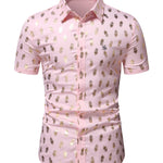 Rosechki - Short Sleeves Shirt for Men - Sarman Fashion - Wholesale Clothing Fashion Brand for Men from Canada