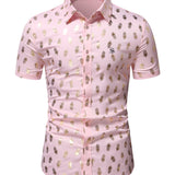 Rosechki - Short Sleeves Shirt for Men - Sarman Fashion - Wholesale Clothing Fashion Brand for Men from Canada