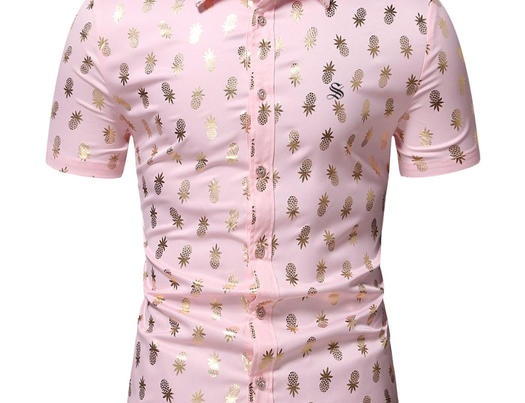 Rosechki - Short Sleeves Shirt for Men - Sarman Fashion - Wholesale Clothing Fashion Brand for Men from Canada