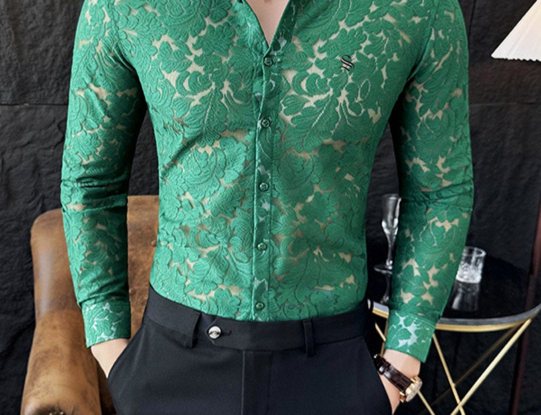 RTIUJ - Long Sleeves Shirt for Men - Sarman Fashion - Wholesale Clothing Fashion Brand for Men from Canada