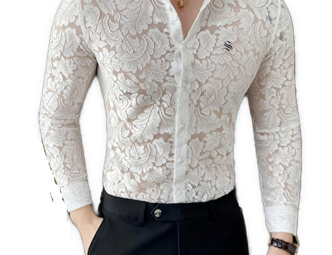 RTIUJ - Long Sleeves Shirt for Men - Sarman Fashion - Wholesale Clothing Fashion Brand for Men from Canada