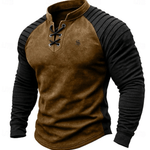 Ruzirka 2 - V - Neck Long Sleeve Shirt for Men - Sarman Fashion - Wholesale Clothing Fashion Brand for Men from Canada