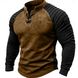 Ruzirka 2 - V - Neck Long Sleeve Shirt for Men - Sarman Fashion - Wholesale Clothing Fashion Brand for Men from Canada