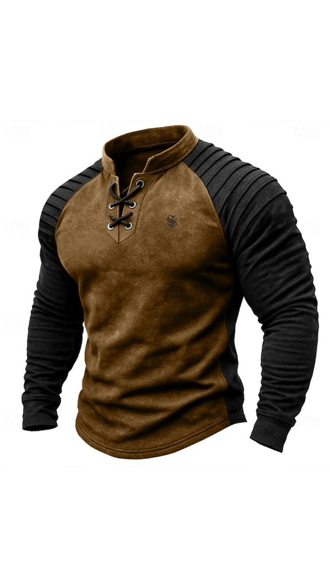 Ruzirka 2 - V - Neck Long Sleeve Shirt for Men - Sarman Fashion - Wholesale Clothing Fashion Brand for Men from Canada