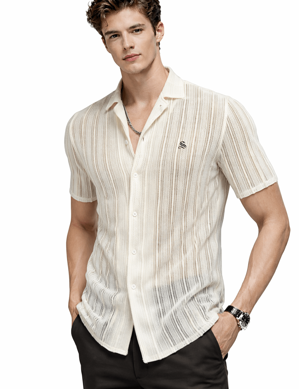 Ruzuha - Shirt for Men - Sarman Fashion - Wholesale Clothing Fashion Brand for Men from Canada