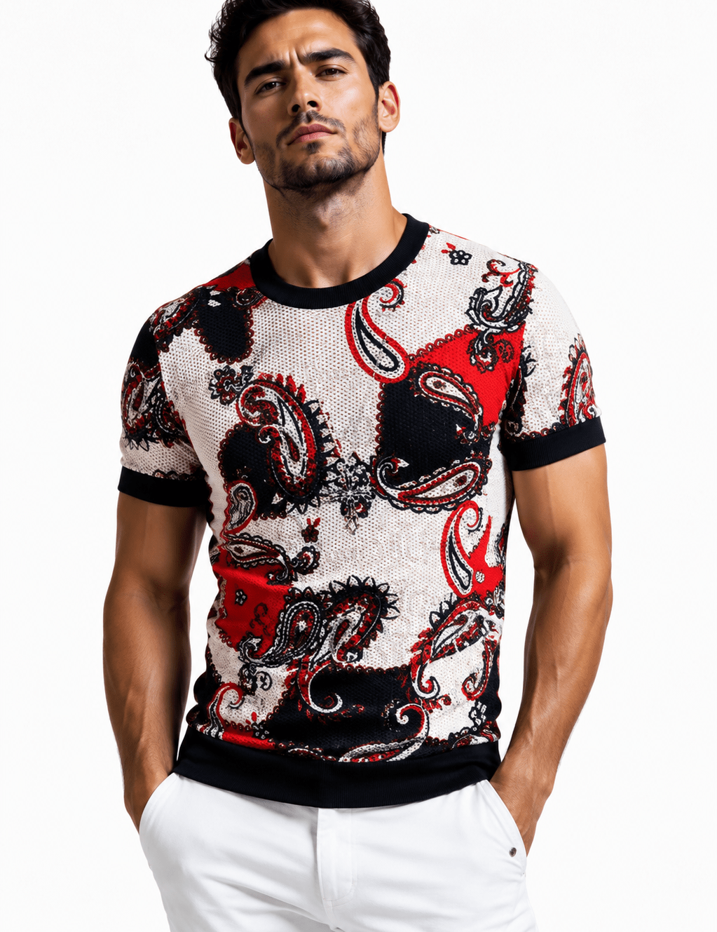 RVO - T-shirt for Men - Sarman Fashion - Wholesale Clothing Fashion Brand for Men from Canada