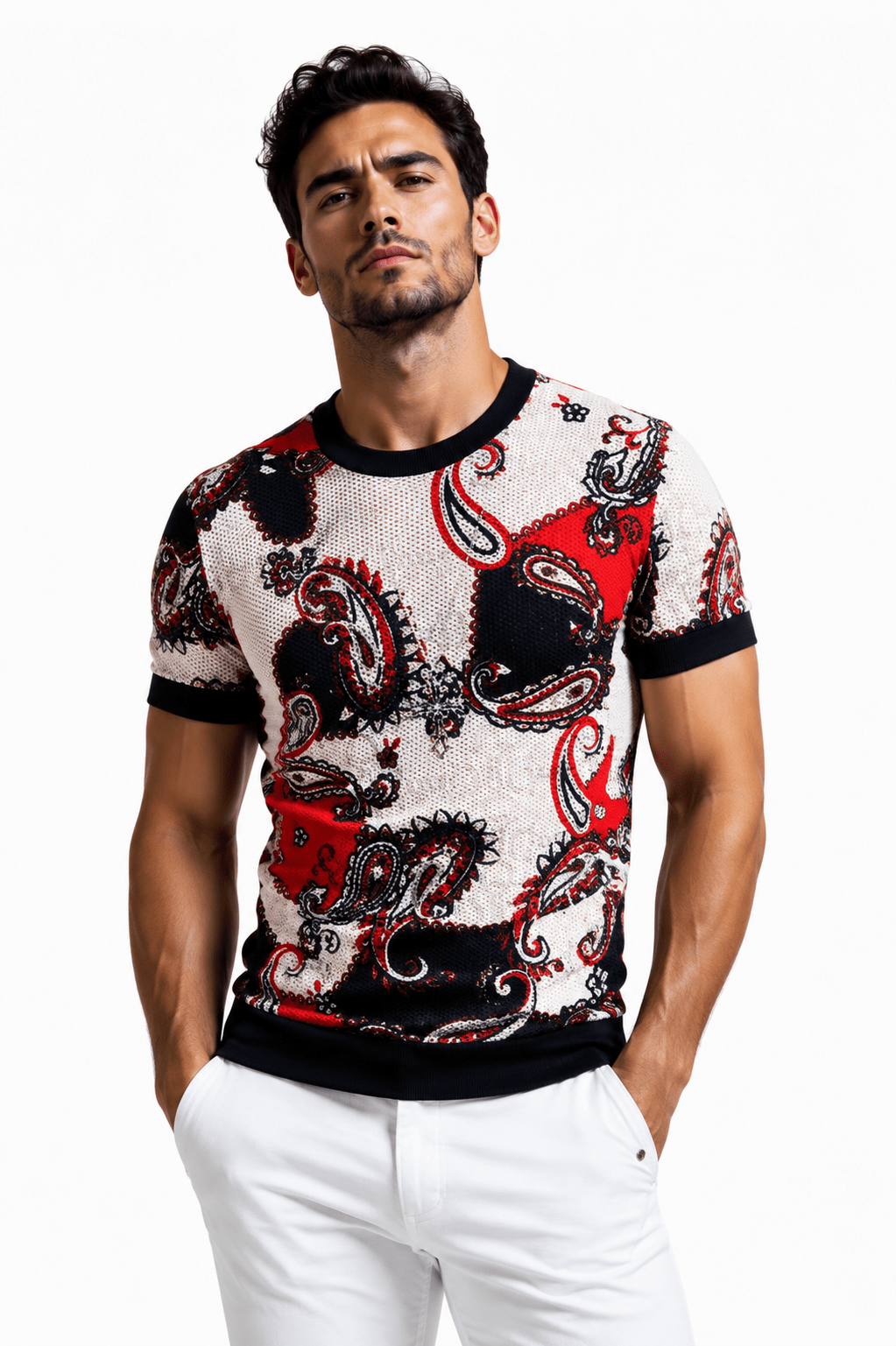 RVO - T-shirt for Men - Sarman Fashion - Wholesale Clothing Fashion Brand for Men from Canada