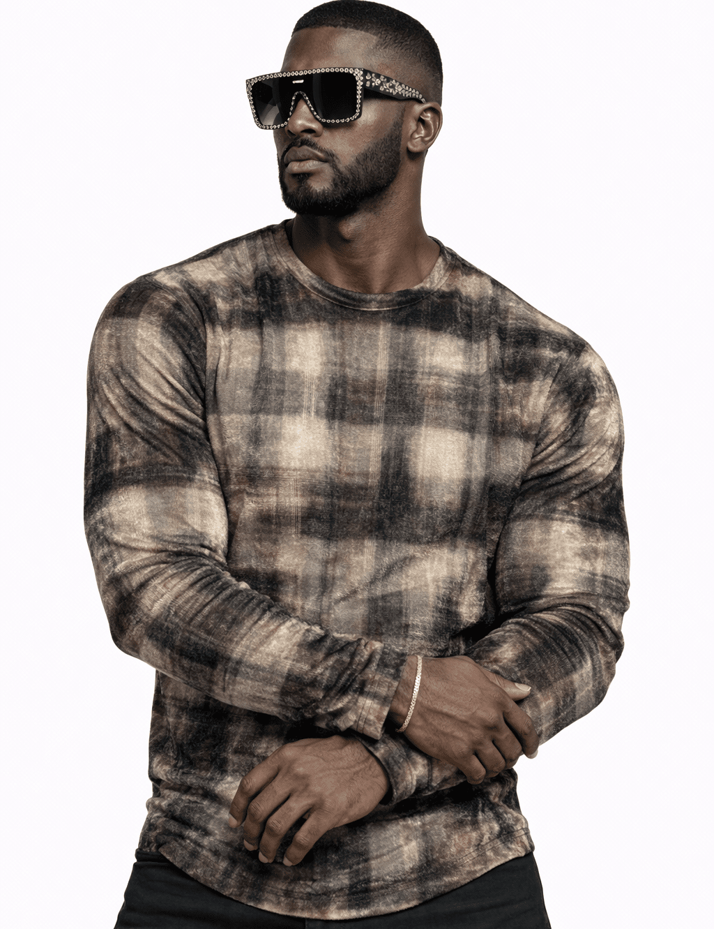 SaeRoz 12 - Velvet Long Sleeves Shirt for Men - Sarman Fashion - Wholesale Clothing Fashion Brand for Men from Canada