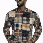 SaeRoz 13 - Velvet Long Sleeves Shirt for Men - Sarman Fashion - Wholesale Clothing Fashion Brand for Men from Canada