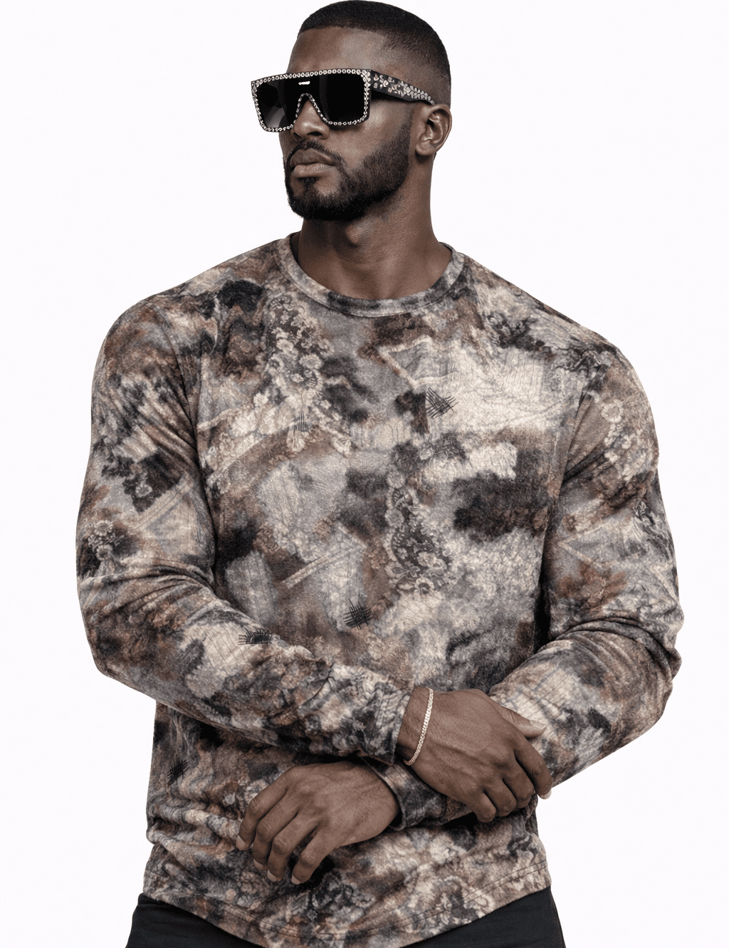 SaeRoz 14 - Velvet Long Sleeves Shirt for Men - Sarman Fashion - Wholesale Clothing Fashion Brand for Men from Canada