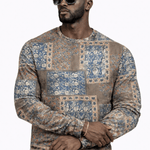 SaeRoz 15 - Velvet Long Sleeves Shirt for Men - Sarman Fashion - Wholesale Clothing Fashion Brand for Men from Canada