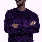 SaeRoz 19 - Velvet Long Sleeves Shirt for Men - Sarman Fashion - Wholesale Clothing Fashion Brand for Men from Canada