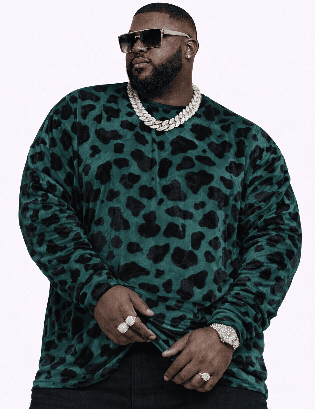 SaeRoz 21 - Velvet Long Sleeves Shirt for Men - Sarman Fashion - Wholesale Clothing Fashion Brand for Men from Canada