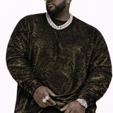 SaeRoz 27 - Velvet Long Sleeves Shirt for Men - Sarman Fashion - Wholesale Clothing Fashion Brand for Men from Canada