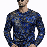 SaeRoz 28 - Velvet Long Sleeves Shirt for Men - Sarman Fashion - Wholesale Clothing Fashion Brand for Men from Canada