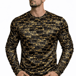 SaeRoz 29 - Velvet Long Sleeves Shirt for Men - Sarman Fashion - Wholesale Clothing Fashion Brand for Men from Canada