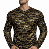 SaeRoz 29 - Velvet Long Sleeves Shirt for Men - Sarman Fashion - Wholesale Clothing Fashion Brand for Men from Canada