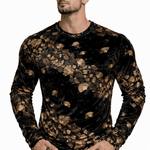 SaeRoz 30 - Velvet Long Sleeves Shirt for Men - Sarman Fashion - Wholesale Clothing Fashion Brand for Men from Canada