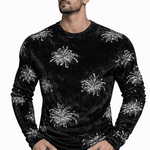 SaeRoz 32 - Velvet Long Sleeves Shirt for Men - Sarman Fashion - Wholesale Clothing Fashion Brand for Men from Canada