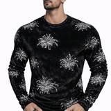SaeRoz 32 - Velvet Long Sleeves Shirt for Men - Sarman Fashion - Wholesale Clothing Fashion Brand for Men from Canada