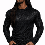 SaeRoz 33 - Velvet Long Sleeves Shirt for Men - Sarman Fashion - Wholesale Clothing Fashion Brand for Men from Canada
