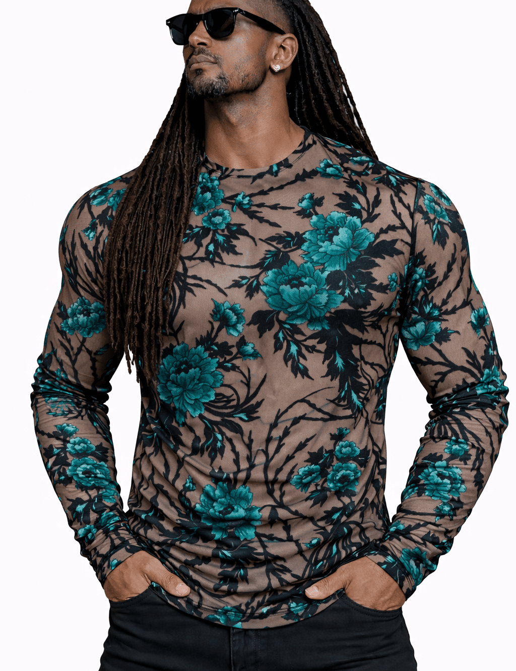 SaeRoz 39 - Velvet Long Sleeves Shirt for Men - Sarman Fashion - Wholesale Clothing Fashion Brand for Men from Canada