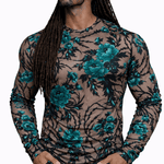 SaeRoz 39 - Velvet Long Sleeves Shirt for Men - Sarman Fashion - Wholesale Clothing Fashion Brand for Men from Canada