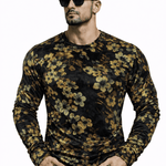 SaeRoz 4 - Velvet Long Sleeves Shirt for Men - Sarman Fashion - Wholesale Clothing Fashion Brand for Men from Canada