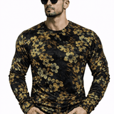 SaeRoz 4 - Velvet Long Sleeves Shirt for Men - Sarman Fashion - Wholesale Clothing Fashion Brand for Men from Canada